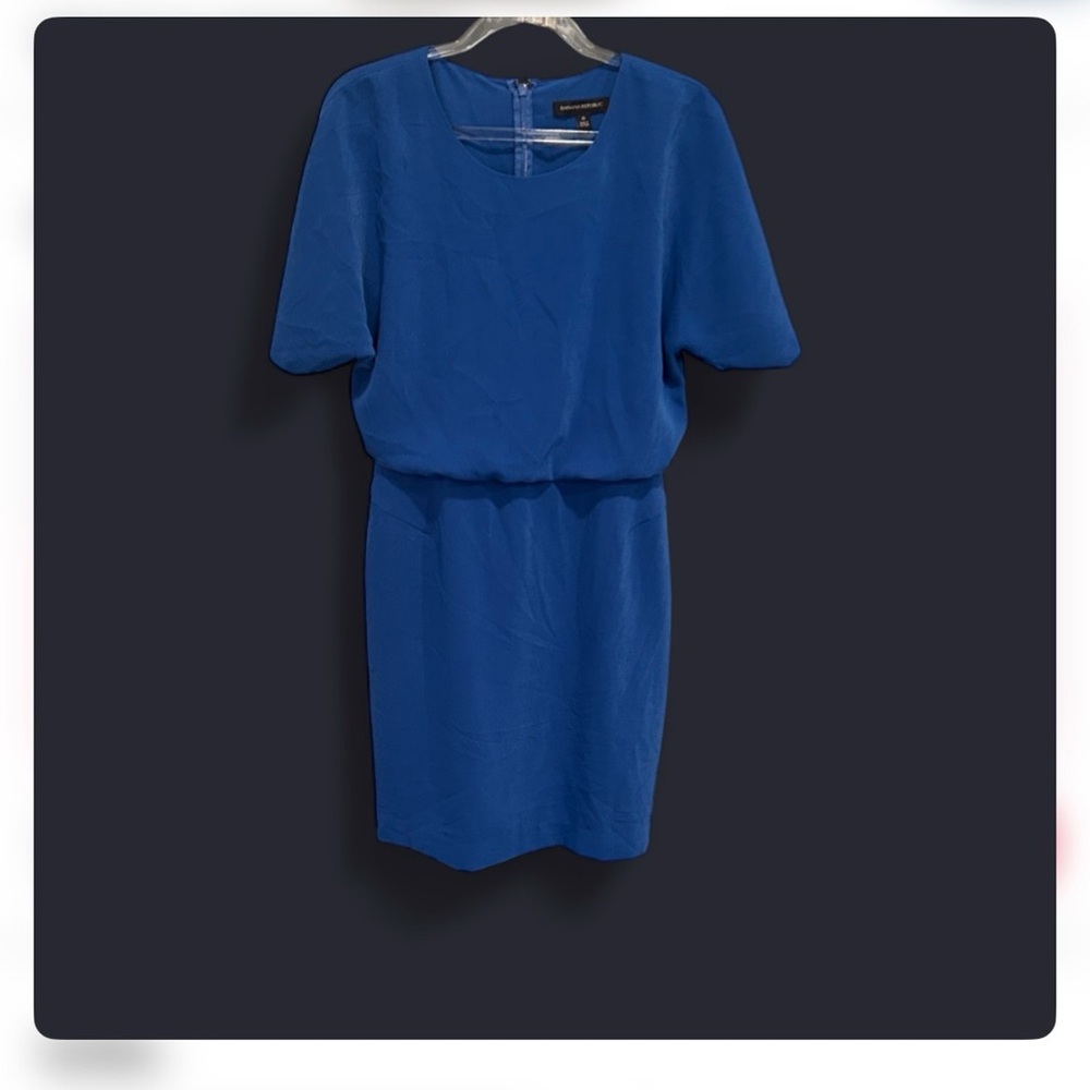 Banana Republic Cobalt Blue Midi Dress